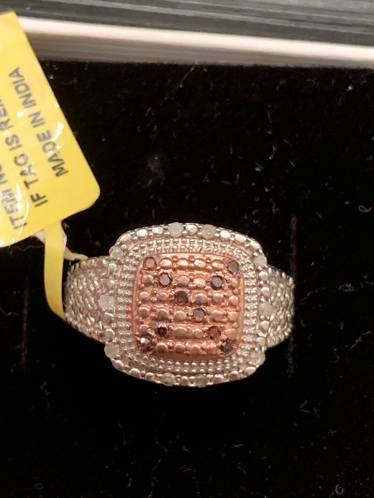 Sterling Silver Diamond Ring