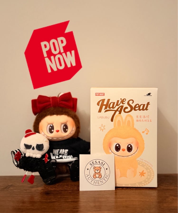 POP MART•LABUBU•Have a Seat•DuoDuo (SECRET)•Pop Now Item