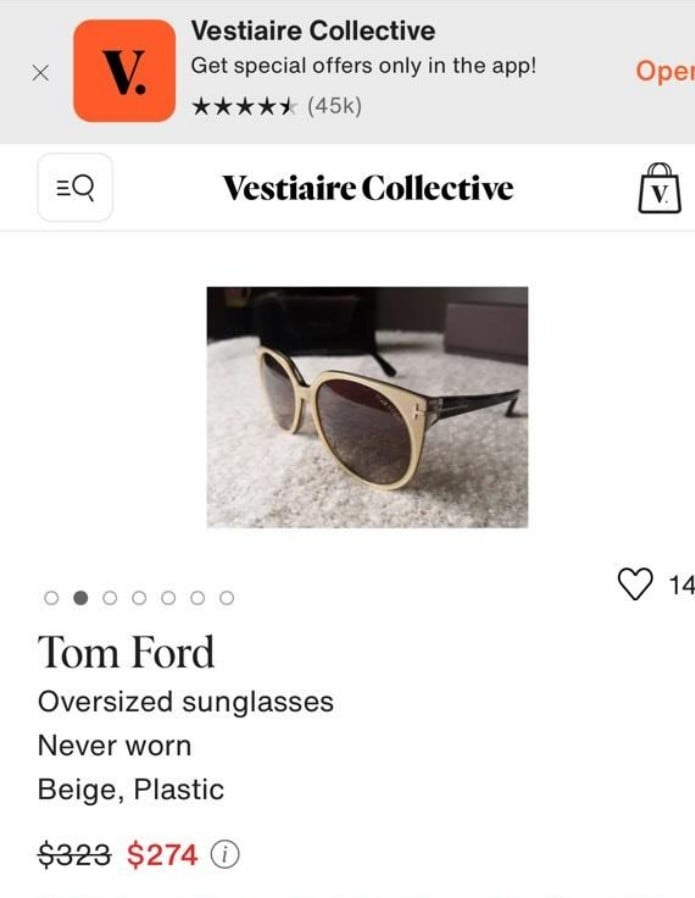 Tom Ford Oversized Sunglasses