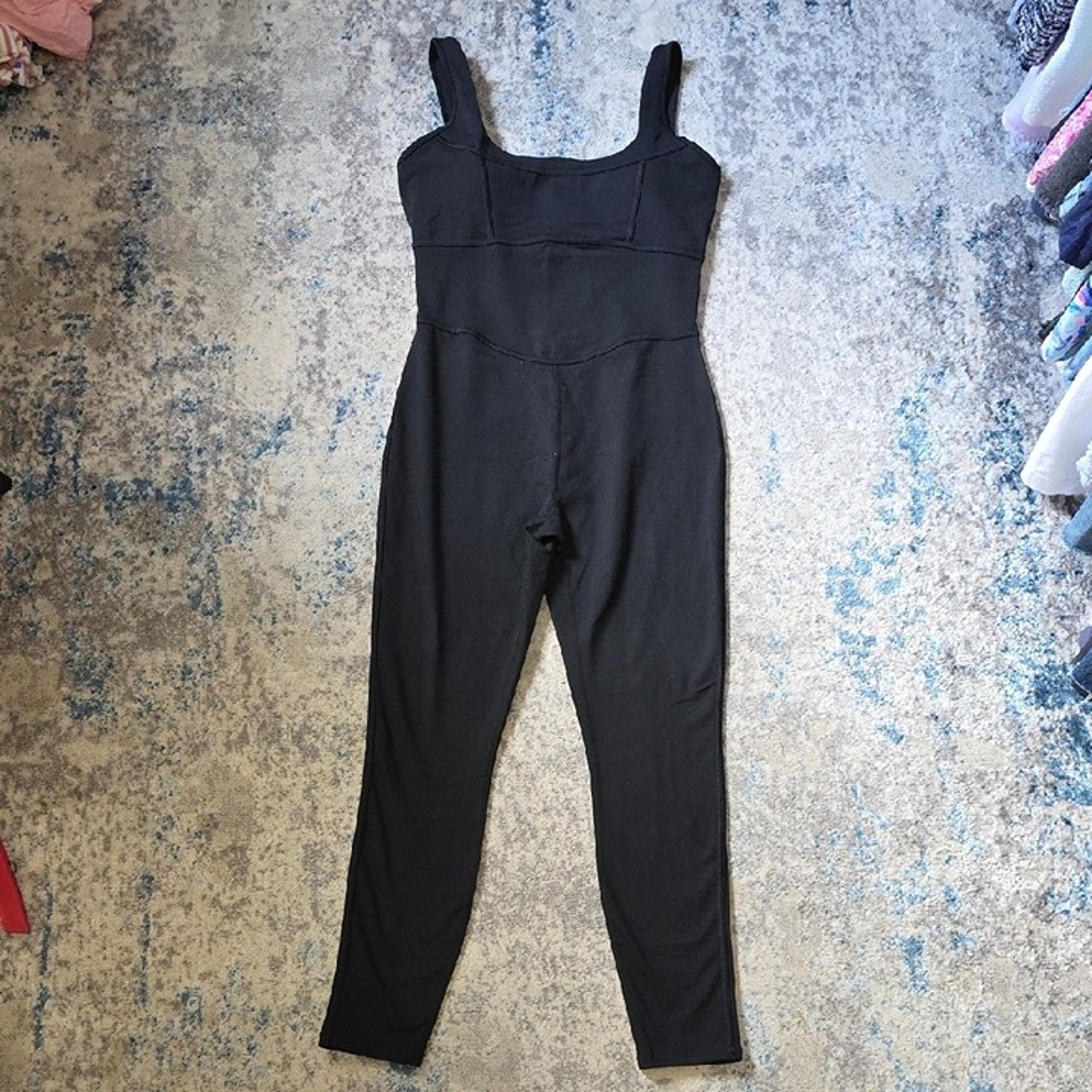 Fabletics Women's Size Small Black Frame Powerhold Jumpsuit