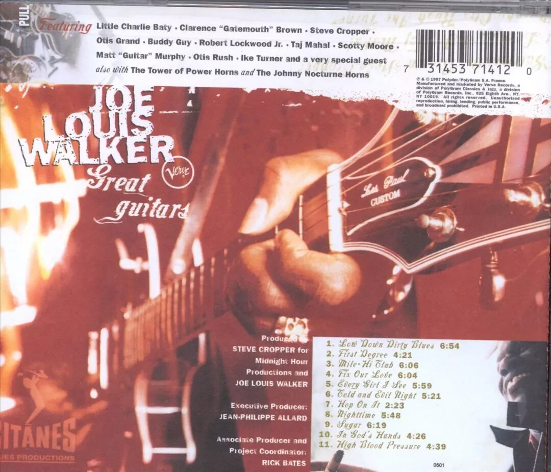 JOE LOUIS WALKER - GREAT GUITARS