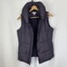 Coldwater Creek Puffer Vest Quilted Zip Up Collared Jacket Coat Women Medium