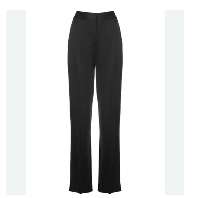 Jason Wu NWT Wide Leg Satin Pants with Side Slit