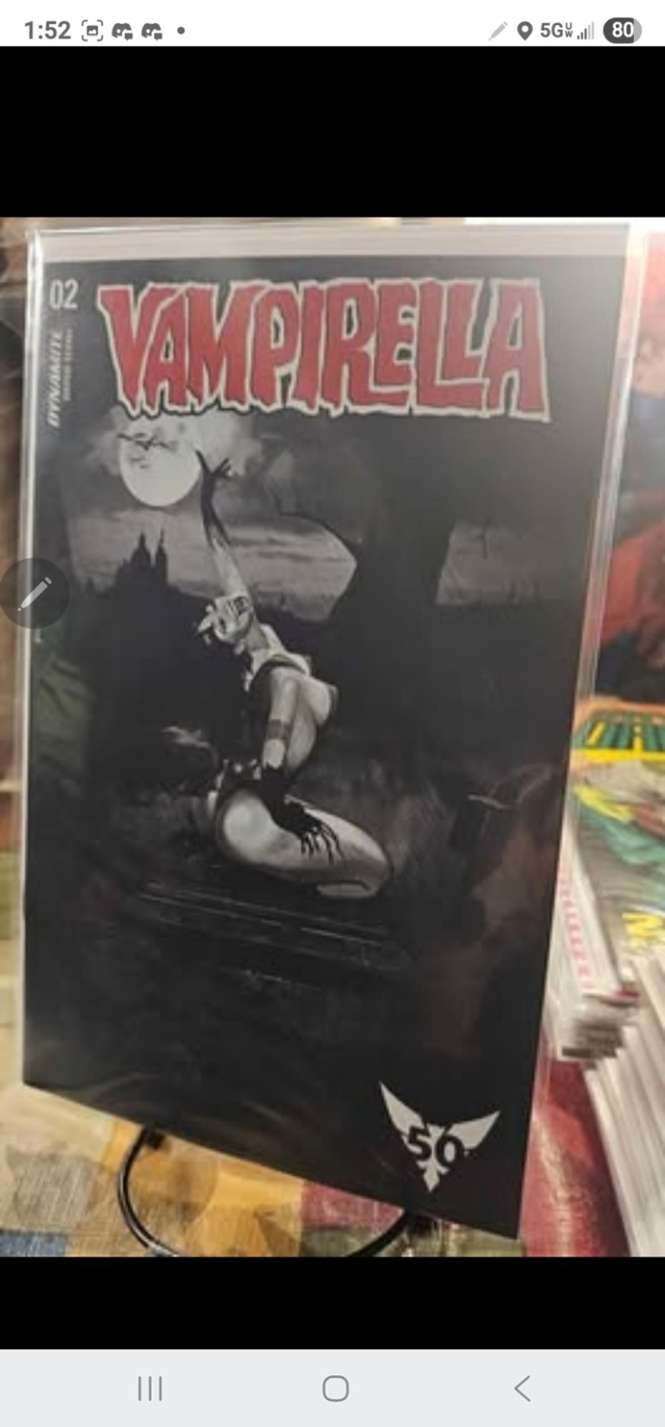 DYNAMITE ENTERTAINMENT VAMPIRELLA #2C FAY DALTON VARIANT COVER COMIC BOOK.