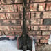 Vintage US Military Surplus Wooden Handle Shovel Folding Camping Green Trench