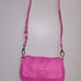 100% weather hot pink shoulder strap purse Isaac Mizrahi you never used