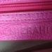 100% weather hot pink shoulder strap purse Isaac Mizrahi you never used