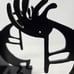 Two Southwest Kokopelli Bookends Metal Art Sculpture Silhouette Dancer Flute