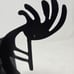 Two Southwest Kokopelli Bookends Metal Art Sculpture Silhouette Dancer Flute