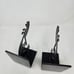 Two Southwest Kokopelli Bookends Metal Art Sculpture Silhouette Dancer Flute