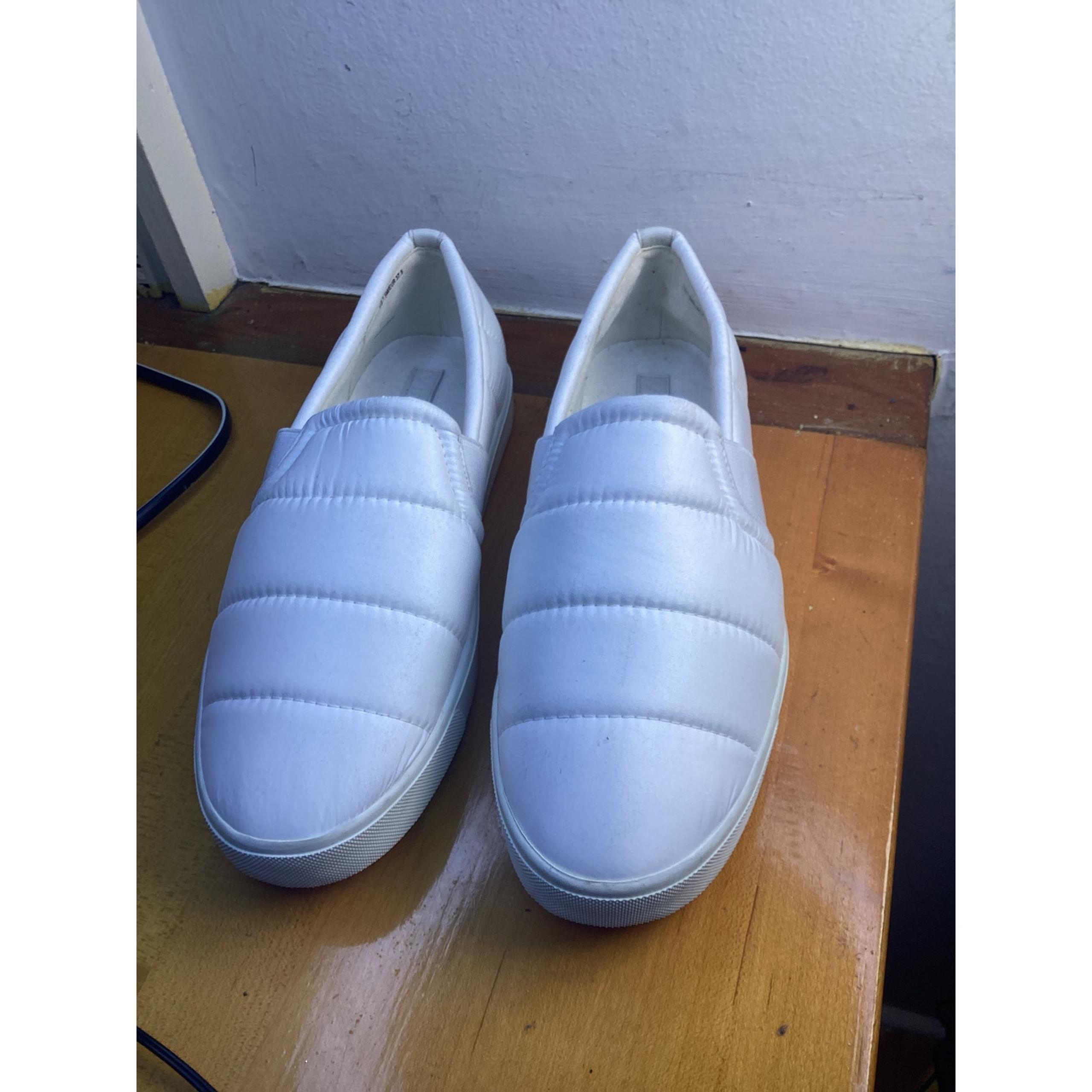 VINCE BLAIR QUILTED OFF-WHITE SLIP-ON SNEAKER US 7.5 MEN