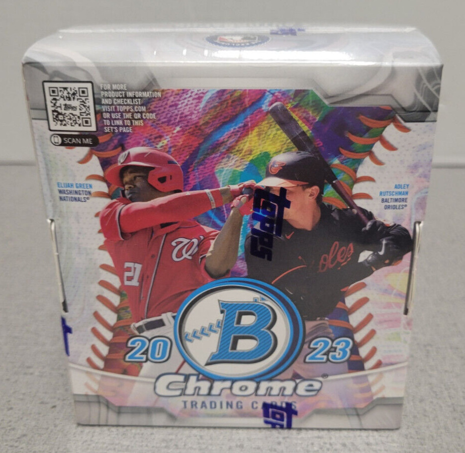 2023 Bowman Chrome Baseball HOBBY BOX Factory Sealed 2 Autos In Two Mini Boxes