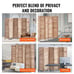 ⭐VEVOR Wood Room Divider Portable Wooden Partition 6 Panel for Room Separation