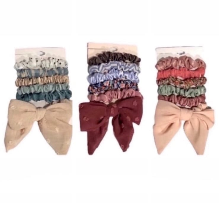 LC Lauren Conrad Hair Scrunchies Hair Ties Bundle Retail 72