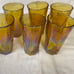 Vintage Indiana Iridescent Carnival Glass Tumblers
