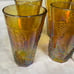 Vintage Indiana Iridescent Carnival Glass Tumblers