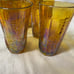 Vintage Indiana Iridescent Carnival Glass Tumblers
