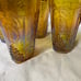 Vintage Indiana Iridescent Carnival Glass Tumblers