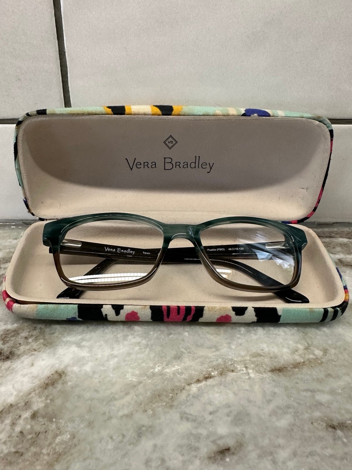 Vera Bradley Girls Britt Pueblo Eyeglasses Frames With Hard Case 48[]15-125.