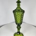 Vintage Indiana Glass Diamond Point Apothecary Compote