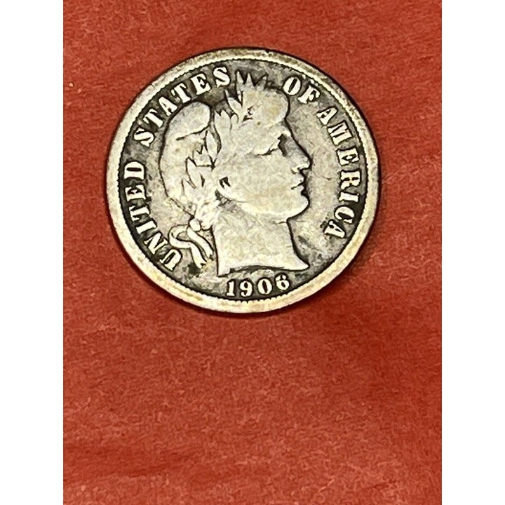 1906-D Barber Dime in Good Condition packPenn14