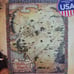 Lord of the Rings The Hobbit's Journey Middle Earth Map Tapestry Throw