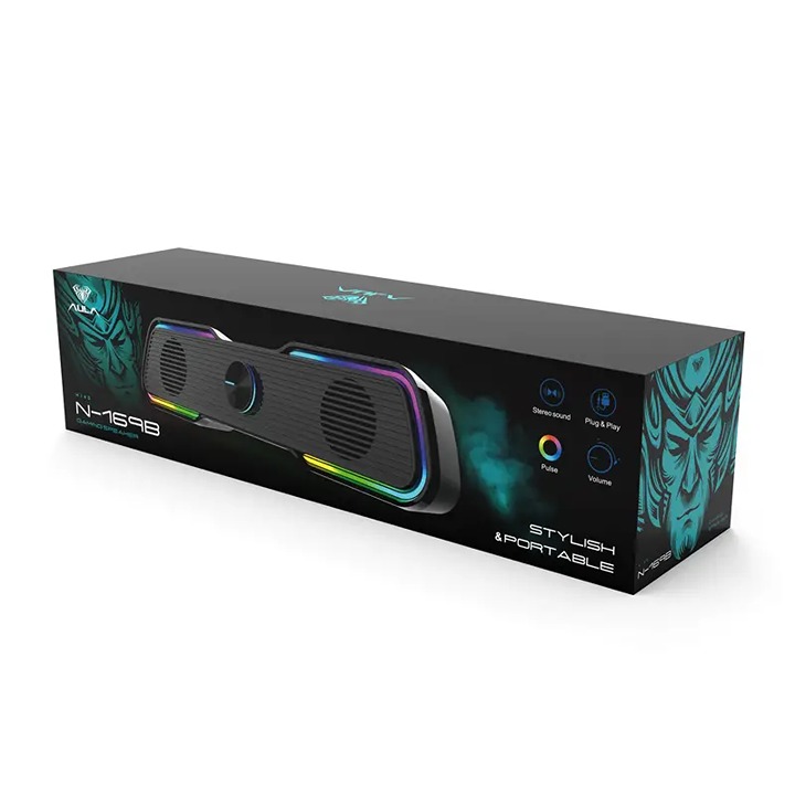 Stylish computer speakers for work and home.