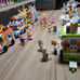 Mini Food street view building blocks toy 8 sets food truck lele brother