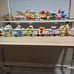 Mini Food street view building blocks toy 8 sets food truck lele brother