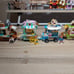 Mini Food street view building blocks toy 8 sets food truck lele brother