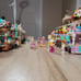 Mini Food street view building blocks toy 8 sets food truck lele brother