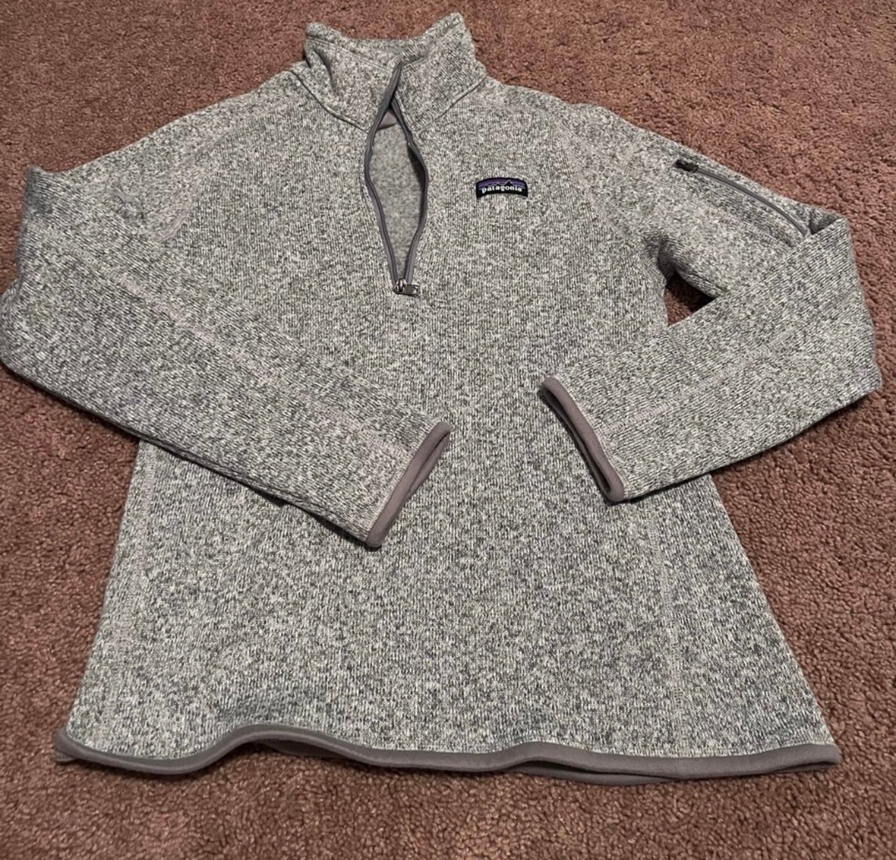Patagonia Grey W Better Sweater 1/4 Zip Small