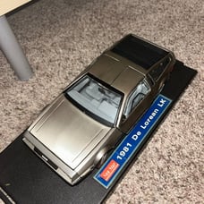 Vintage Sun Star Delorean diecast car