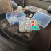 Plastic Storage Box with Removable Tray Craft Organizers and Storage