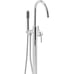 AKDY 1-Handle Freestanding Floor Mount Roman Tub Faucet Bathtub Filler with Hand