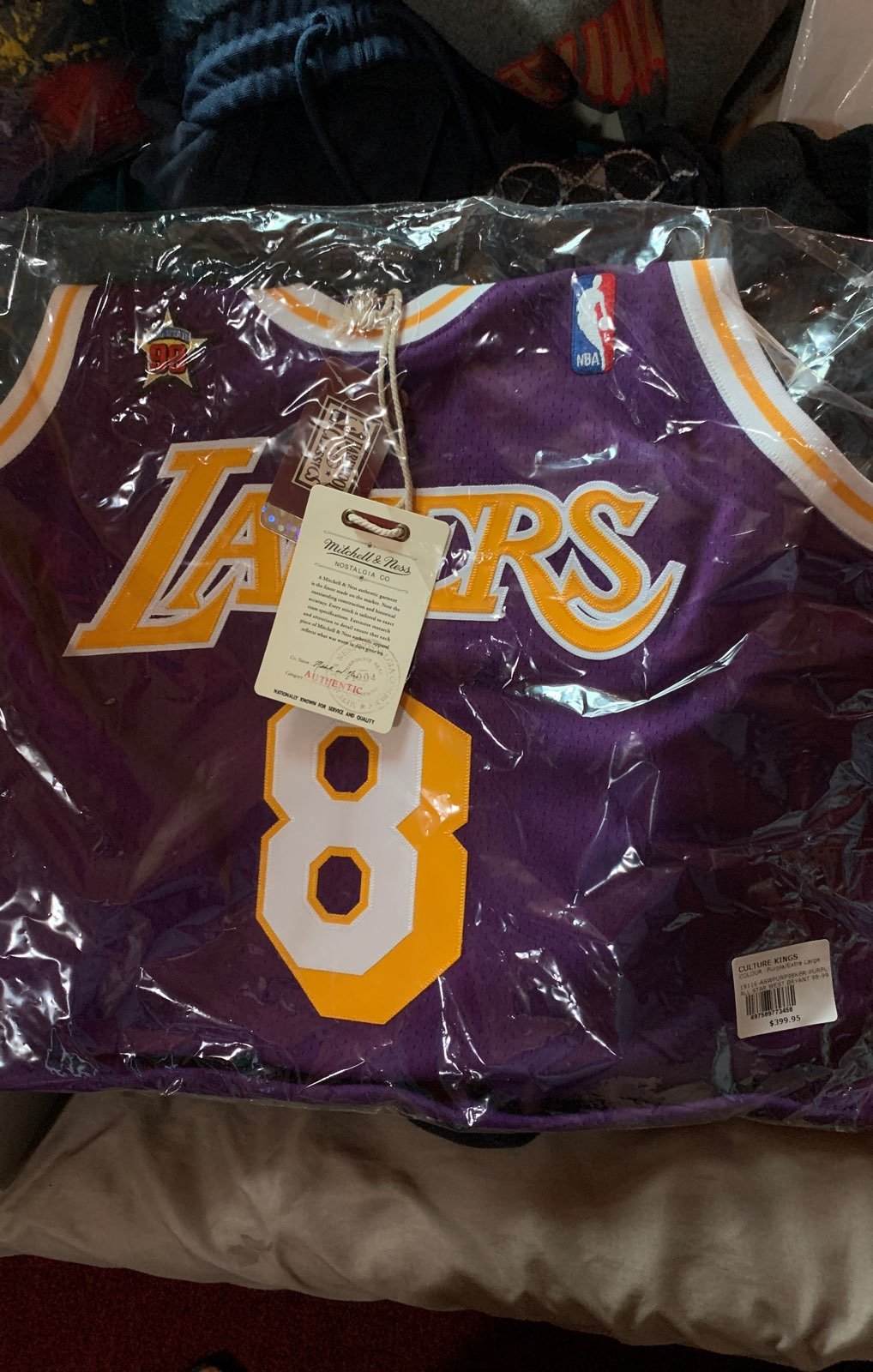 Mitchell and Ness kobe jersey