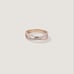 14k Solid Diamond two tone Orbit Ring Size 8 ( Finale Offer!)