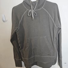 Sweaty Betty Edcape Luxe Hooded Sweater Kangaroo Pocket Women's Gray Size Small
