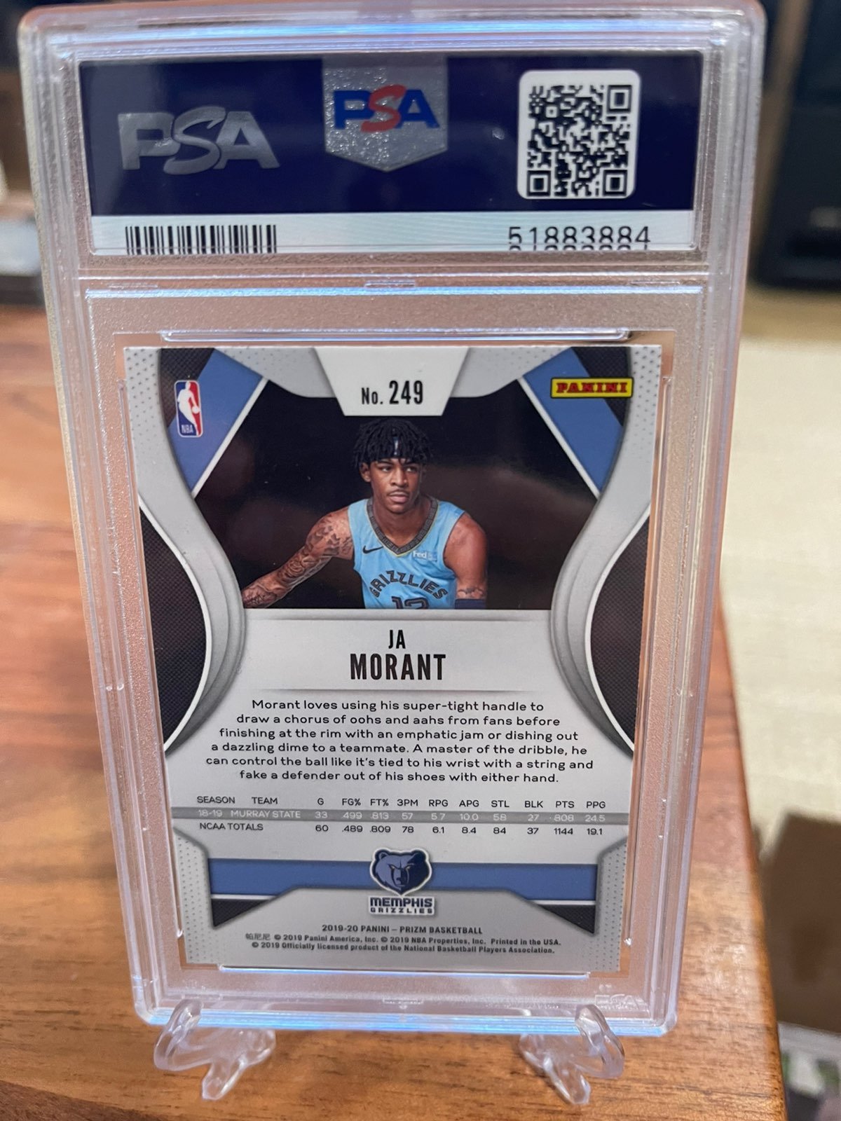 PSA 10 PANINI SELECT SILVER RC JA MORANT NBAカード ルーキー