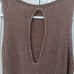 Anthropologie Moth Metallic Sweater Tank