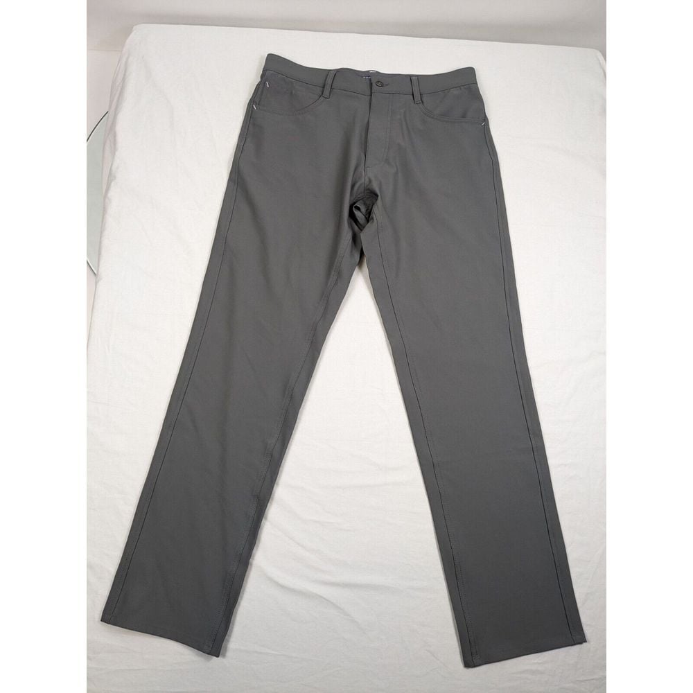 Footjoy Pants Mens 32x32 Gray Athletic Fit Golf Performance Tech Stretch
