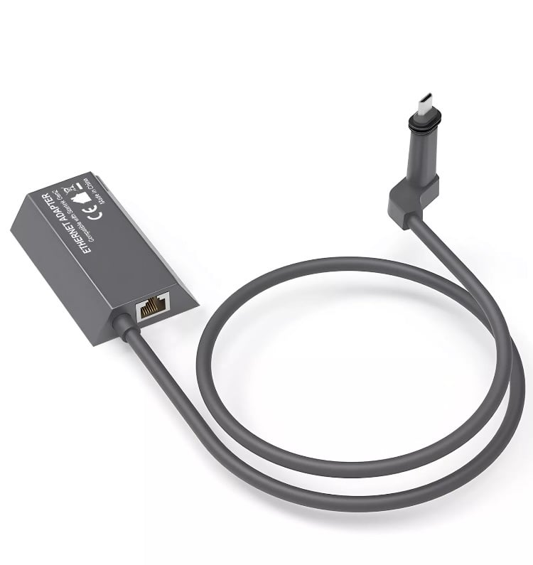 Ethernet Adapter For Starlink Gen2 Actuated Router To RJ45 Female Socket Wired