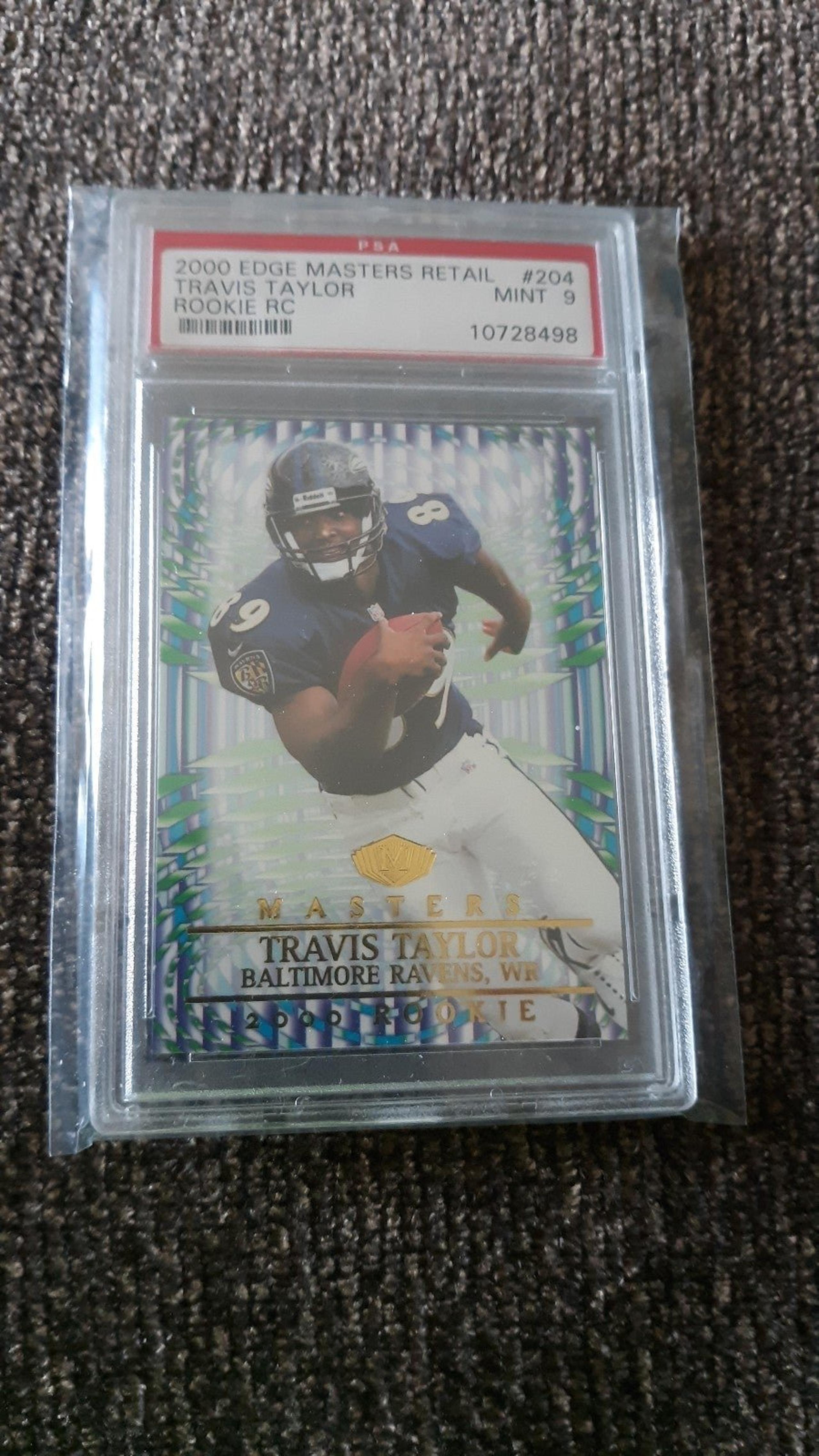 2000 edge masters retail travis taylor rookie card