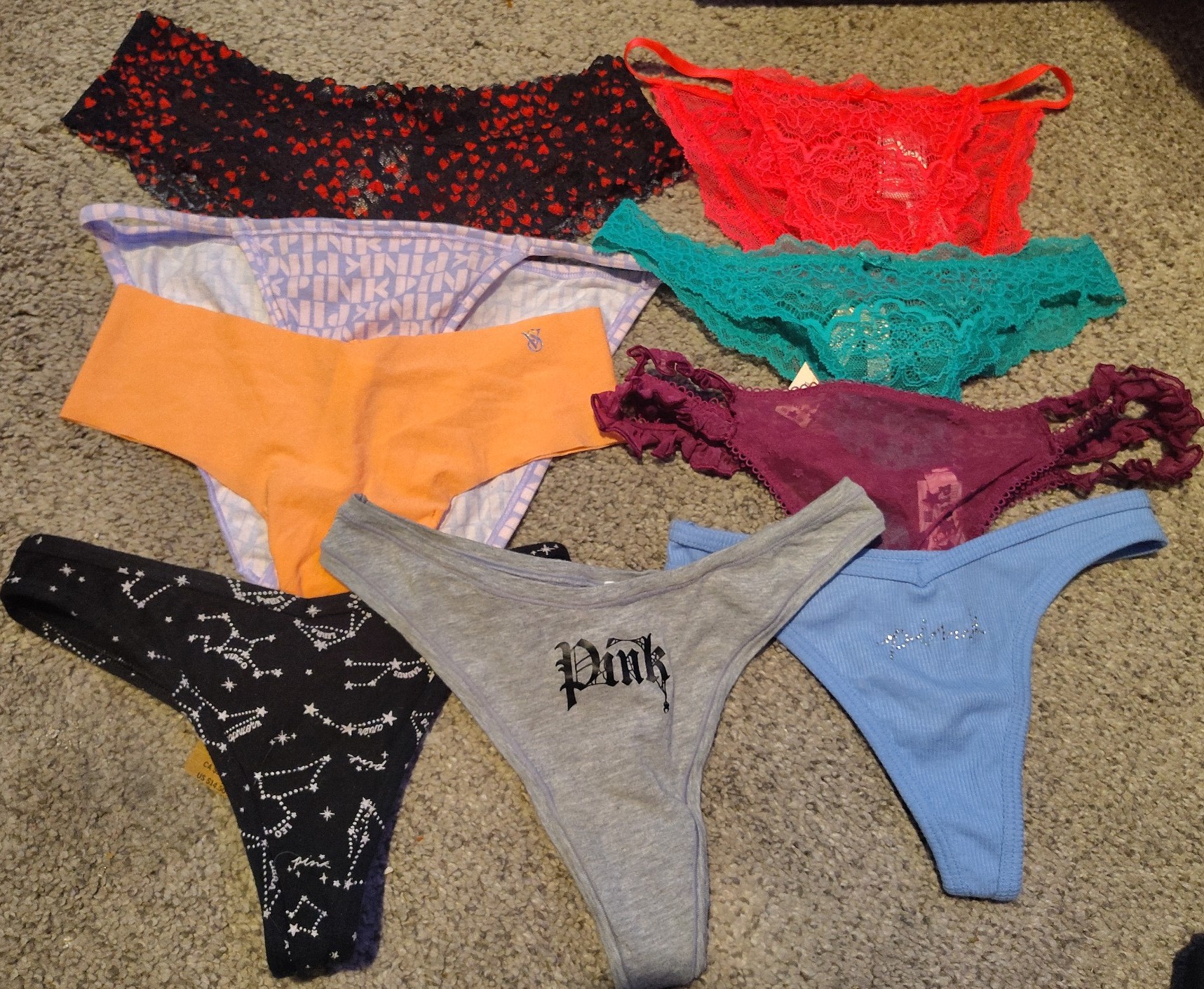 PINK/VS pantie bundle, XS