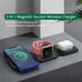 3 in 1 Fast Wireless Charger, Magnetic Foldable Charging Station,