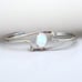 Vintage sterling silver opal cuff bracelet