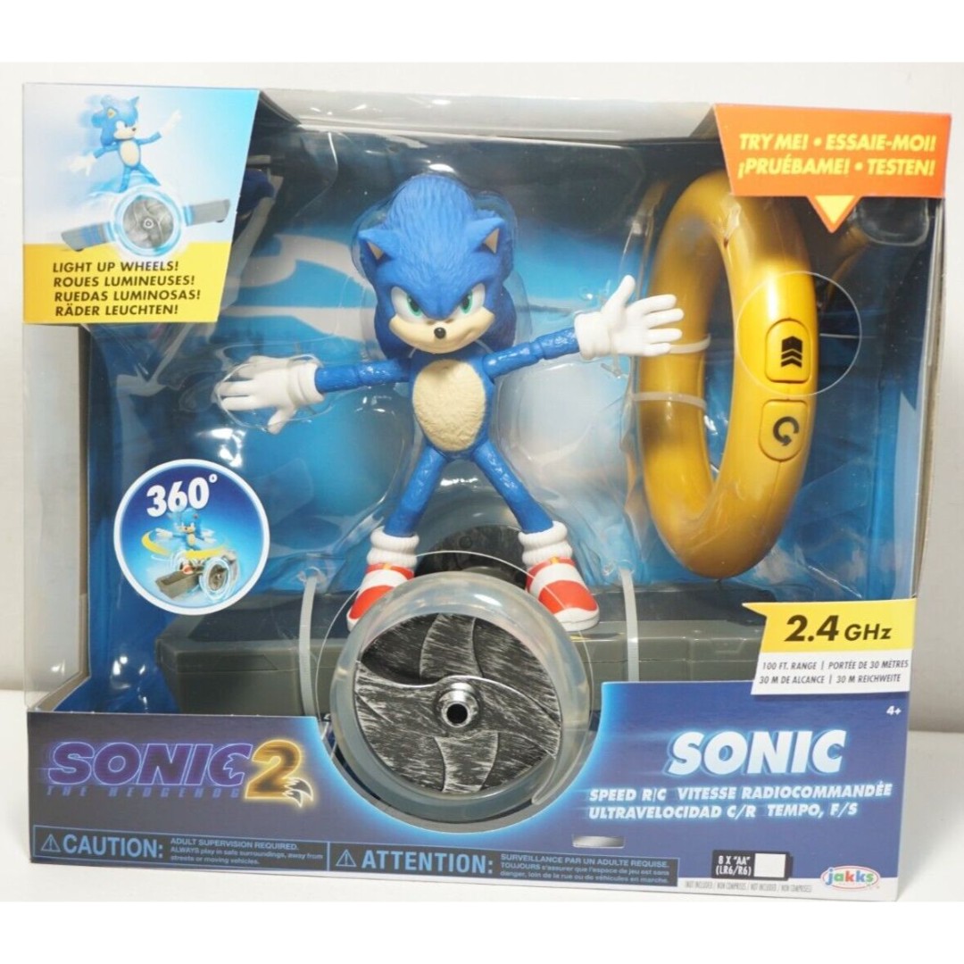 NEW Sonic The Hedgehog Movie 2 RC Action Figure Toy Jakks Pacific Case Pack BNIB