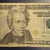 Twenty Dollar Bill Star Note