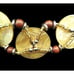 Genuine Gold Lip Seashell & Beaded 16 Choker Necklace
