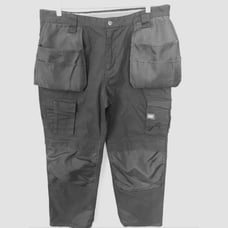 Caterpillar Trademark Trouser black canvas work pants. Size 38/32.